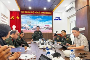 Khẩn trương khắc phục sự cố tràn dầu ở Quảng Ngãi