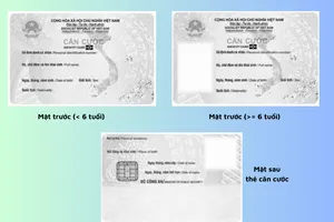 Bộ Công an ban hành mẫu thẻ căn cước áp dụng từ 1-7