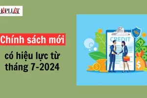 Chính sách mới có hiệu lực từ 1-7-2024