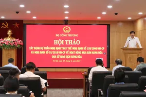 Dự thảo Nghị định Sở Giao dịch hàng hoá: Không nên quy định vượt quá Luật Thương mại 