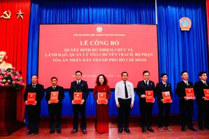 Điều động, bổ nhiệm nhiều nhân sự tại TAND TP.HCM