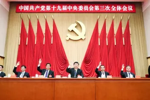 Đảng Cộng sản Trung Quốc mở Hội nghị Trung ương 4 khóa XIX, hôm 28-10-2019.