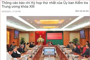 Ủy ban Kiểm tra Trung ương bầu bảy Phó Chủ nhiệm