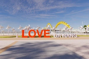 Đà Nẵng lắp đặt nhiều mô hình check-in chào đón năm mới 2024