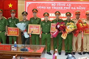 Nhiều đơn vị công an Đà Nẵng được khen thưởng