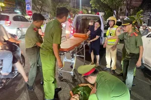 Tạm giam thiếu niên tông xe máy vào Đại úy công an