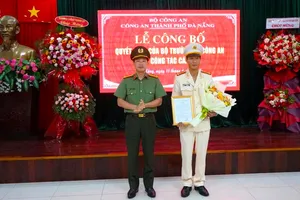 Phó Giám đốc Công an tỉnh Kon Tum giữ chức Phó Giám đốc Công an TP Đà Nẵng