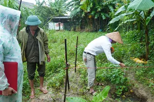 Xuất hiện một số hố sụt lún, uy hiếp các căn nhà tại Quảng Trị