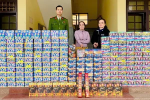 Đang bán hơn 340 kg pháo nổ thì bị công an bắt