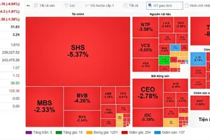 Thị trường chứng khoán mất 65 điểm khi vừa mở cửa phiên giao dịch