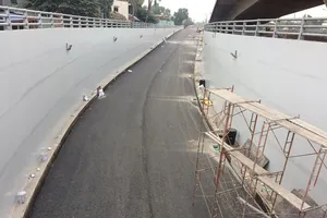 Hướng đi cho các phương tiện tại hầm chui Mỹ Thủy