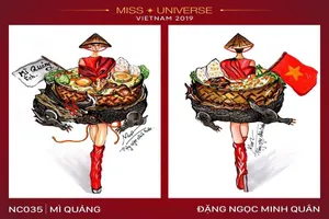 Chục ngàn 'haha' cho trang phục Miss Universe hình bàn thờ