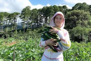 Lý Nhã Kỳ trải nghiệm cuộc sống nông thôn tại Đà Lạt