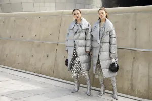 Kelly, Lilly Luta nổi bật với áo phao tại Seoul Fashion Week