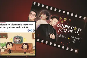 Fan hâm mộ tự hào khi hít 'Ghen cô Vy' xuất hiện tại Mỹ