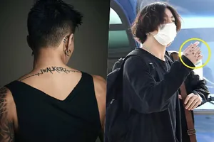 5 nghệ sĩ Hàn Quốc xăm hình tặng người hâm mộ 