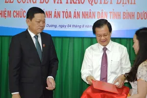 Nhân sự mới tỉnh Bình Dương