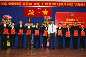 Nhiều nhân sự mới ngành toà án tại TP.HCM