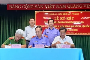 TP.HCM ký quy chế liên ngành giải quyết án hình sự