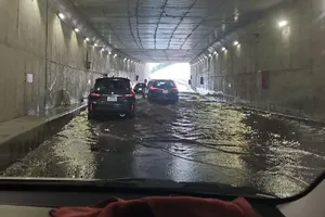 Đã khắc phục xong tình trạng ngập ở hầm chui An Sương