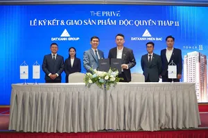 Đất Xanh Miền Bắc được giao giỏ hàng độc quyền tinh hoa tháp 9 & 11 dự án The Privé