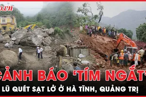 Khẩn cấp: Từ Hà Tĩnh đến Quảng Trị cảnh báo 'tím ngắt' về nguy cơ lũ quét và sạt lở đất 