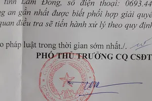 Lâm Đồng: Tìm người bị tố cáo chiếm đoạt tài sản