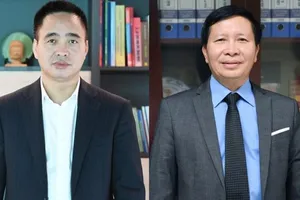 Phó Tổng Giám đốc VOV Phạm Mạnh Hùng (bên trái) và Vũ Hải Quang. Ảnh: VGP