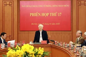 Tổng bí thư: 'Tham nhũng được kiềm chế, từng bước ngăn chặn'