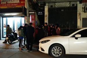 Con ngõ nơi gia đình NSƯT Vũ Mạnh Dũng sinh sống. Ảnh: N.ĐỊNH