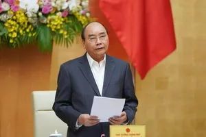 Thủ tướng Chính phủ Nguyễn Xuân Phúc. Ảnh: VGP