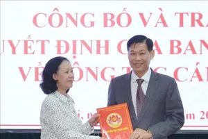 Ban Bí thư Trung ương Đảng bổ nhiệm nhân sự mới