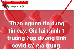 Đăng tin sai sự thật về COVID-19, 1 người ở Gia Lai bị phạt