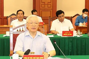 Tổng Bí thư chủ trì họp Tiểu ban Văn kiện Đại hội XIII