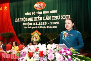 Nữ Bí thư Tỉnh ủy Ninh Bình tái đắc cử nhiệm kỳ mới