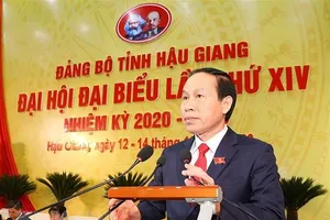 Bí thư Tỉnh ủy Hậu Giang Lê Tiến Châu. Ảnh: TTXVN