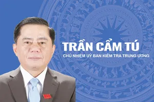 Ông Trần Cẩm Tú tái đắc cử Chủ nhiệm UBKT Trung ương khóa XIII