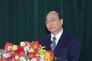 Thủ tướng Nguyễn Xuân Phúc phát biểu tại buổi làm việc. Ảnh: TTXVN