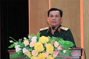 Thiếu tướng Đặng Văn Lẫm, Phó Tư lệnh Quân Khu 7 được giới thiệu ứng cử ĐBQH khóa XV. Ảnh: QK7