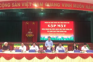 Ông Võ Văn Thưởng, Ủy viên Bộ Chính trị, Thường trực Ban Bí thư phát biểu tại buổi gặp mặt. Ảnh: TTXVN