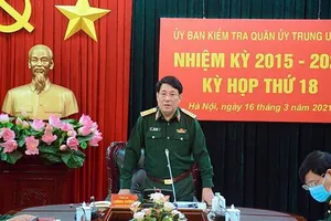 Đại tướng Lương Cường phát biểu tại Hội nghị. Ảnh: VGP