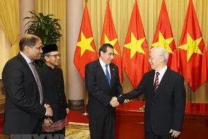 Tổng Bí thư, Chủ tịch nước tiếp các Đại sứ đến trình Quốc thư