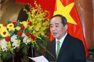 Tân Chủ nhiệm Văn phòng Chủ tịch nước Lê Khánh Hải. Ảnh: TTXVN