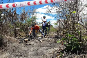 Công an Bình Thuận tìm tung tích nạn nhân vụ thi thể bị cháy