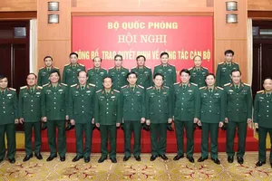 1 Đại tướng và 5 Thượng tướng Quân đội nghỉ hưu từ 1-12