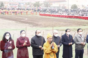 Chủ tịch nước Nguyễn Xuân Phúc dự Lễ hội Tịch điền tại Hà Nam