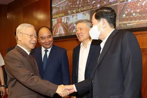 Chùm ảnh Tổng Bí thư dự Hội nghị quán triệt và triển khai Nghị quyết 11 của Bộ Chính trị