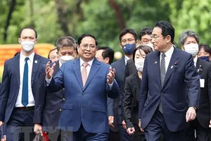 Thủ tướng Phạm Minh Chính chủ trì lễ đón, hội đàm với Thủ tướng Nhật Bản Kishida Fumio