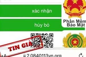 Giả mạo website Cổng thông tin điện tử Bộ Công an để lừa đảo