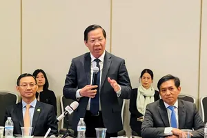 Chủ tịch Phan Văn Mãi gặp gỡ trí thức trẻ, doanh nghiệp Việt Nam tại Mỹ